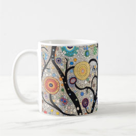 🌳 Arbre de la Vie en Abstrait 🎨 Kaffemugg