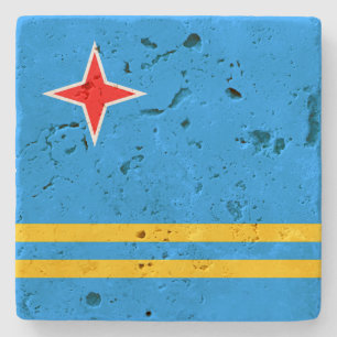 Arbua Flagga Stone Underlägg