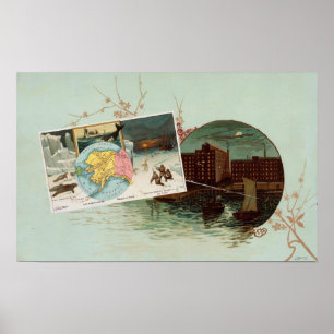 Arbuckless illustrerade kartbok poster