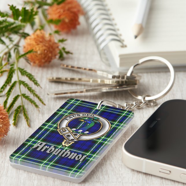 Arbuthnot Clansymbol/Tartan rektangel (Högra Framsidan)