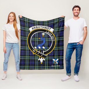 Arbuthnot Klan Badge Tartan Play Fleecefilt