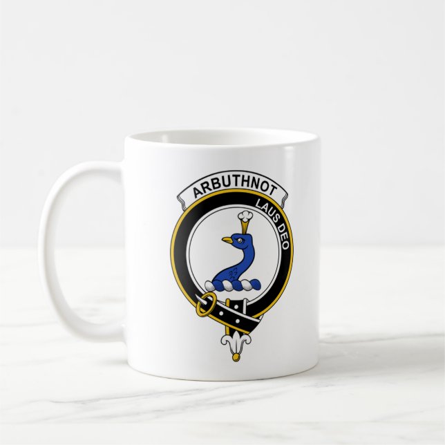Arbuthnot Tartan Kaffe Mugg - storlek 11oz (Vänster)