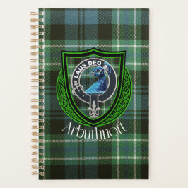 Arbuthnott Scottish Klan Tartan och Vapensköld
