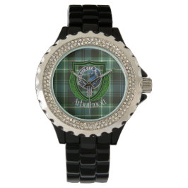 Arbuthnott Scottish Klan Tartan och Vapensköld Armbandsur