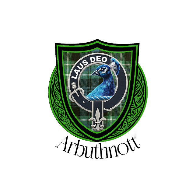 Arbuthnott Scottish Klan Tartan och Vapensköld Fickplunta (Skapare uppladdad)