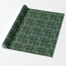 Arbuthnott Scottish Klan Tartan och Vapensköld