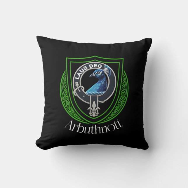 Arbuthnott Scottish Klan Vapensköld Kudde (Framsida)