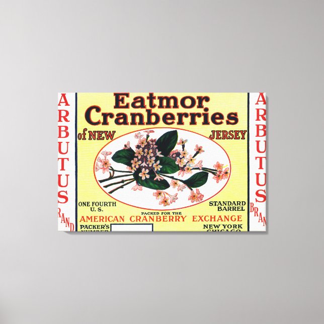 Arbutus Eatmor Cranbär Brand Canvastryck (Framsida)