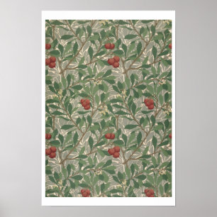 "Arbutus" tapet som är designad vid Kathleen Poster