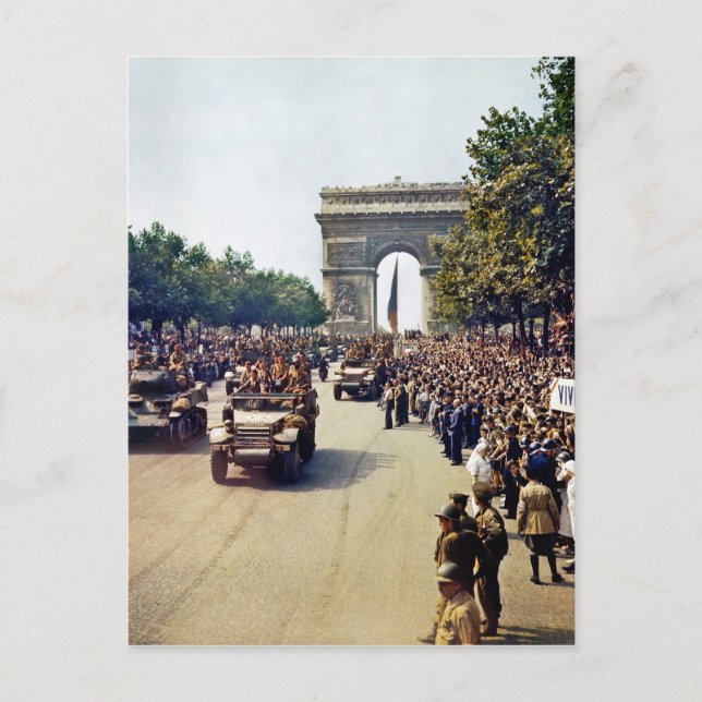 Arc De Triomphe 2 Vykort (Framsida)