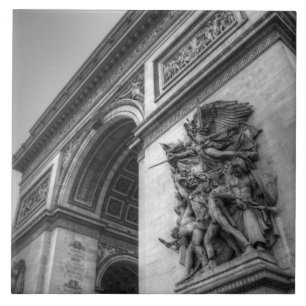 Arc de Triomphe b/w Kakelplatta