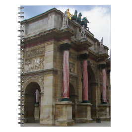 Arc de Triomphe de Carrousel. Anteckningsbok Med Spiral