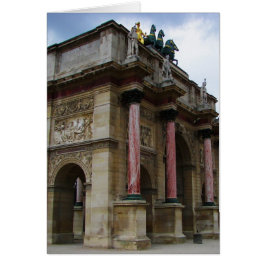 Arc de Triomphe de Carrousel. Hälsningskort
