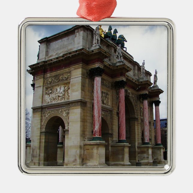 Arc de Triomphe de Carrousel. Julgransprydnad Metall (Framsidan)