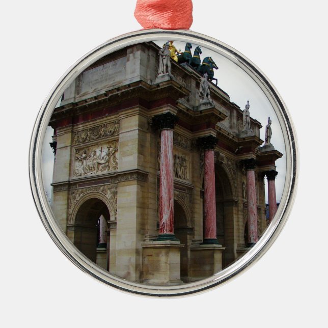 Arc de Triomphe de Carrousel. Julgransprydnad Metall (Framsidan)