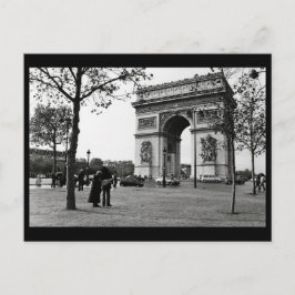 Arc de Triomphe de l'Étoile, Paris, Frankrike Vykort