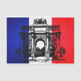 Arc de Triomphe Frankrike Tissue Paper