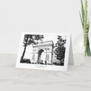 Arc de Triomphe hälsning Kort