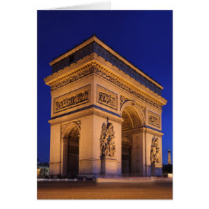 arc de triomphe hälsningskort