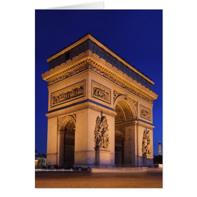 arc de triomphe hälsningskort (Framsidan)