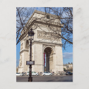 Arc de Triomphe i Paris, Frankrike Vykort