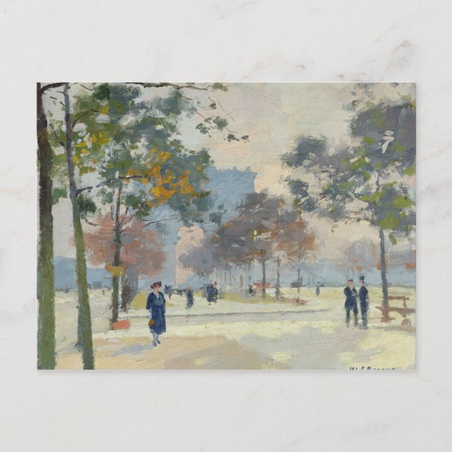 Arc de Triomphe in Autumn, Paris Vykort (Framsida)