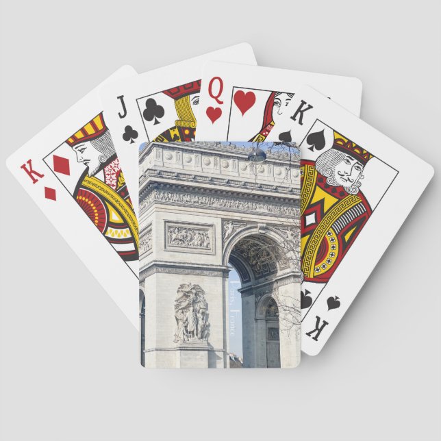Arc de Triomphe-kort Casinokort (Baksidan)