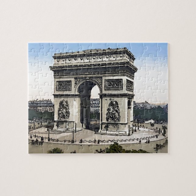 Arc de Triomphe - l'Etoile de Pussel (Horisontell)