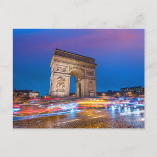 Arc de Triomphe   Nationellt monument   Paris Fran Vykort