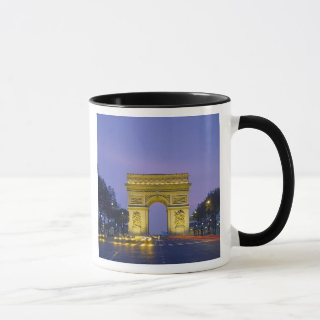 Arc de Triomphe, Paris, Frankrike Mugg (Höger)