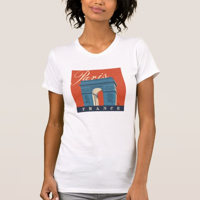 Arc de Triomphe | Paris, Frankrike T Shirt (Framsida)