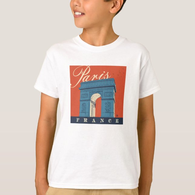 Arc de Triomphe | Paris, Frankrike T Shirt (Framsida)