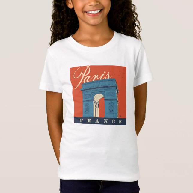 Arc de Triomphe | Paris, Frankrike T Shirt (Framsida)