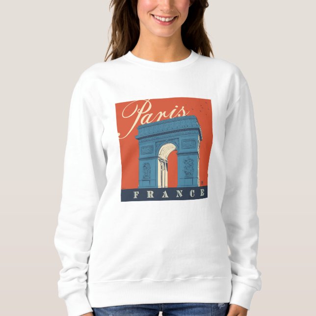 Arc de Triomphe | Paris, Frankrike T Shirt (Framsida)