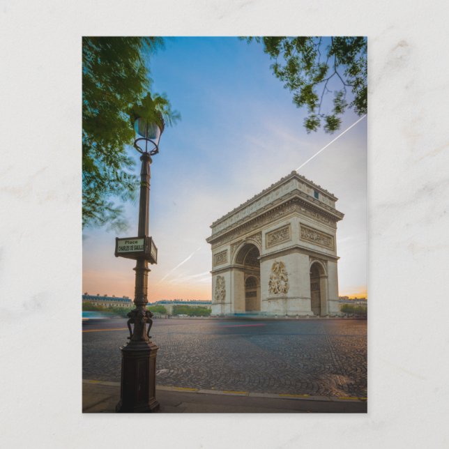 Arc de Triomphe | Paris, Frankrike Vykort (Framsida)