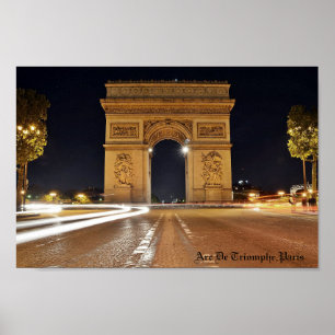 Arc De Triomphe, Paris Poster