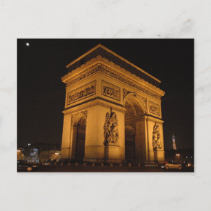 Arc de Triomphe Postcard Vykort