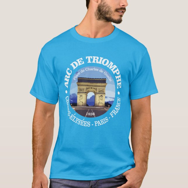 Arc de Triomphe (rd) T Shirt (Framsida)