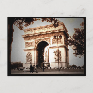 arc de triomphe vykort