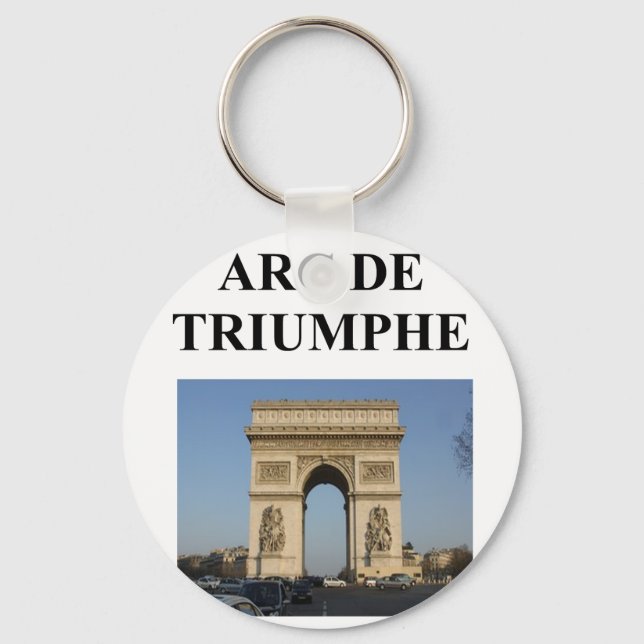 arc de triumphe paris frankrike nyckelring (Framsida)