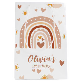 Arc en ciel Boheme - 1 an Anniversaire Fille