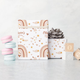 Arc en ciel Boheme - 1 an Anniversaire Fille Presentpapper
