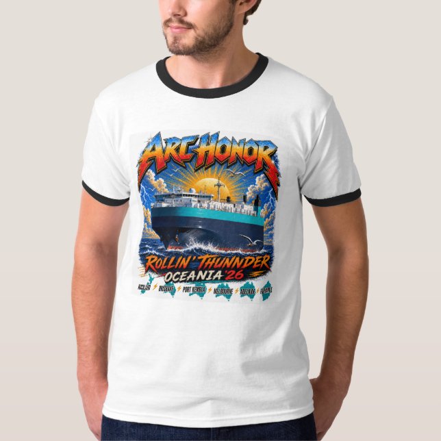 ARC Honor Rolling Thunder Tour T-shirt (Framsida)