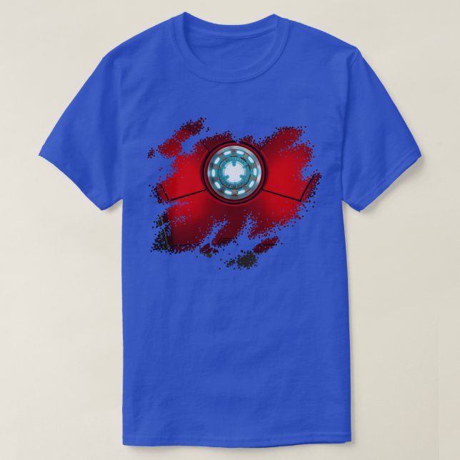 Arc Reactor Järn Armor Man T Shirt (Design framsida)