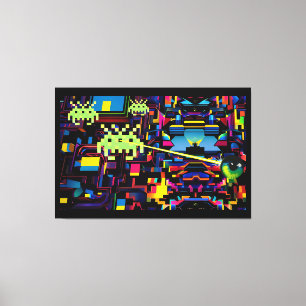Arcade Death Maskin on Patrol - Ken Gage Art Canvastryck