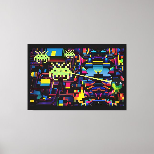 Arcade Death Maskin on Patrol - Ken Gage Art Canvastryck (Framsida)