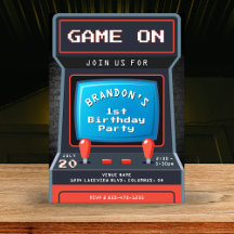 Arcade Game 1:a födelsedagen Party