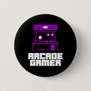 Arcade Gamer - upprätt skåp med Lila Stil Knapp