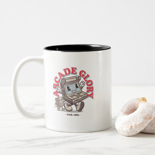 Arcade Glory Mug Två-Tonad Mugg (Med munk)