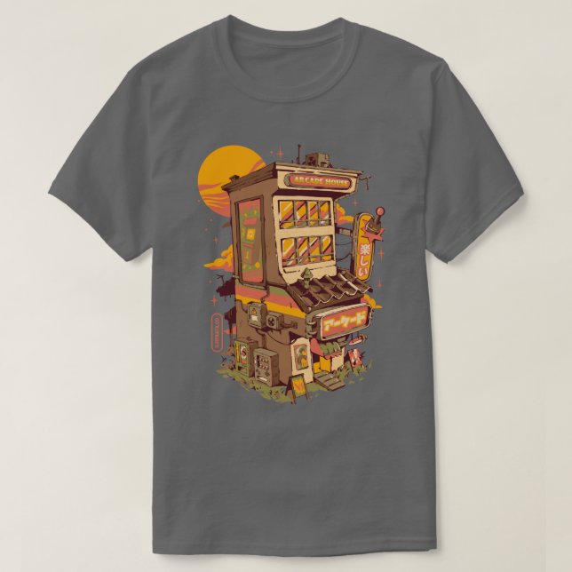Arcade house t shirt (Design framsida)